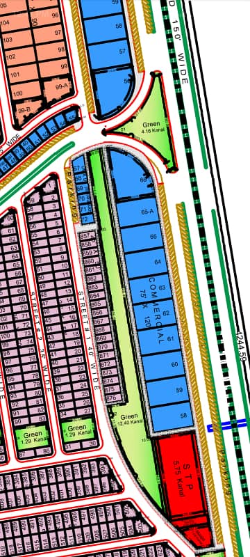 5 Marla Pair plot for sale in Top City1 G Block