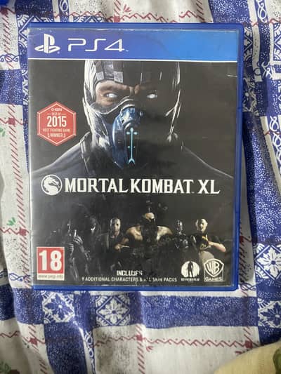 Mortal combat XL  CD ps4 PlayStation 4
