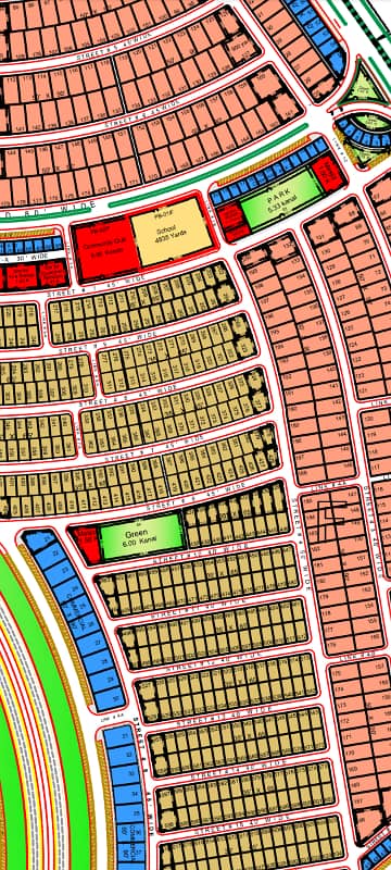 10 marla plot for sale in Top City1 F Block