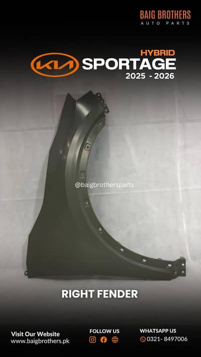 Kia Sportage Hev Stonic Alpha Hybrid Fender Arch Fender Sheild Spacer.