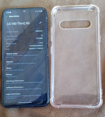 LG V60 THINQ 5G 10 BY 9 CONDITION