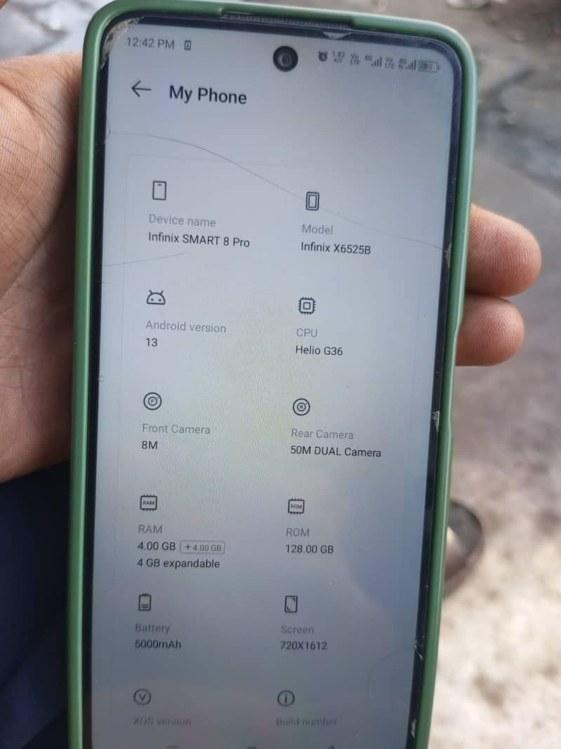 Mobile infinity smart 8 pro 2