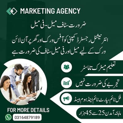 Online job required