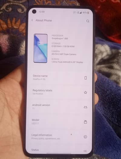 One Plus 9 Single Sim Approved*