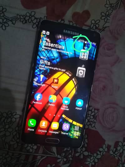 samsung note4.  non pta 3/32 all ok mobile. no open no repair