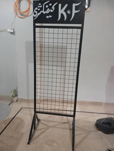 display iron rack