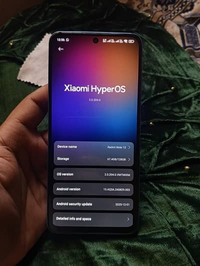 Redmi Note 12 8/126 With box Only Snapdragon 685 Sale/Exchange