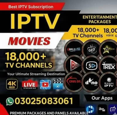 Best IPTV service No Buffering No FREEZING Very good Price 03025083061