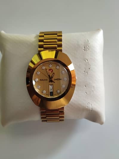 Vintage Rado Diaster 636.0313 Gold Plated Mens Watch