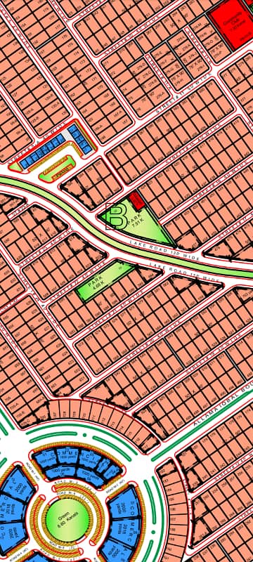 B block 50x90 1 kanal plot For Sale in Top City1 Islamabad