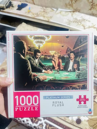 1000 Pieces Jigsaw Puzzle – Platinum Series (Royal Flush)