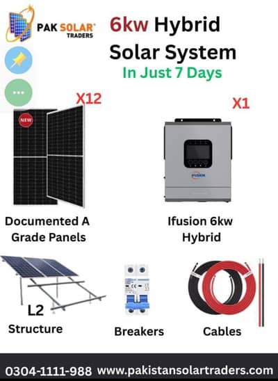 6kw Solar system