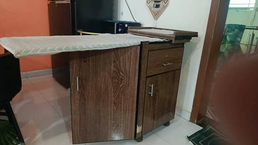 Iron stand, Tea trolley, Jhoola (egg shape swing), Book shelves, Mattr