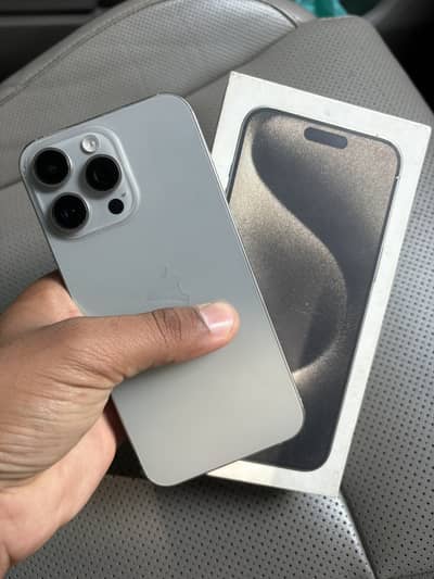 Iphone 15 pro max 256gb dual physical approved with box