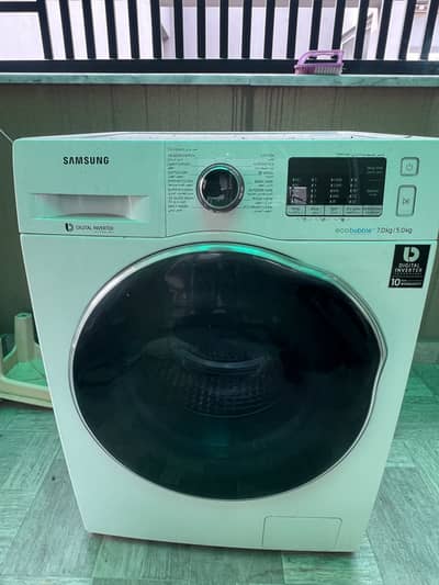 Samsung Digital inverter eco bubble technology 7kg/5kg wash machine