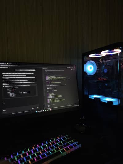 Gaming Setup For Sale with table and chair