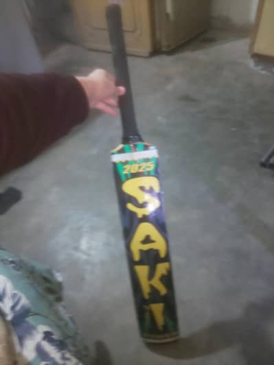 tape ball bat saki power edition sticker bat for kids (rawakot wood)