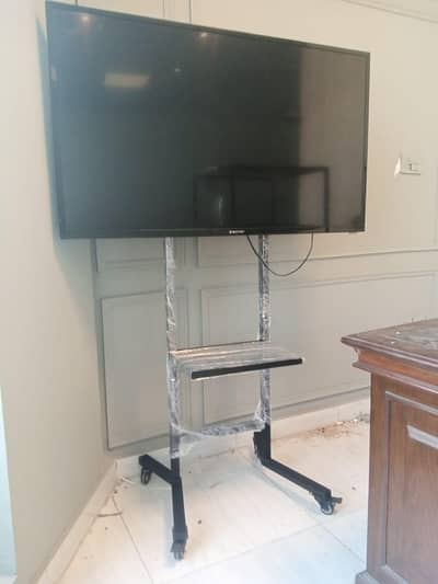 LCD LED tv floor stand all size high quality with wall mount