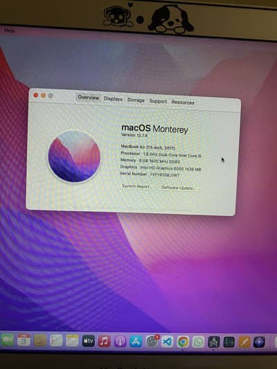 MacBook Air 2017 13”, 8GB, 256GB