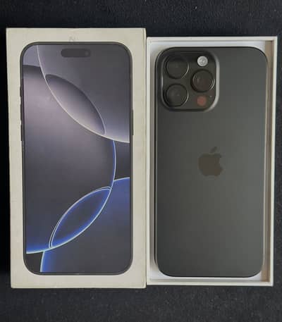 Iphone 16 Pro Max | 100% Health | Apple Official Warranty
