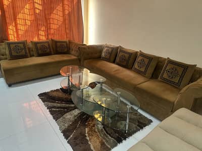 7 Seater L-Shape Sofa Just Like Brand New