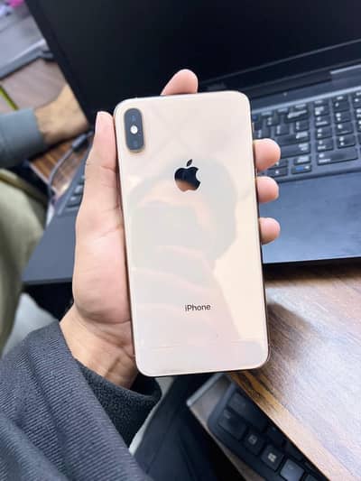 Iphone Xs max PTA Approved gold