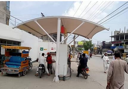 Petrol pump shade, Pvc tensile commercial shed , Mosque shade , shades