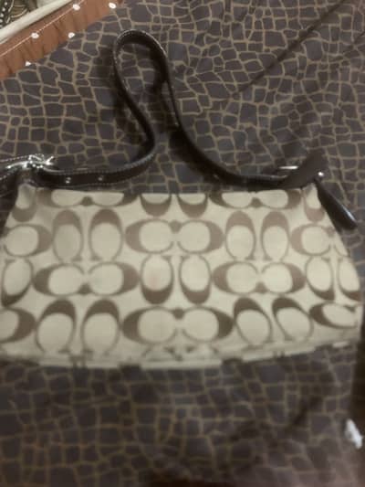 Authentic coach shoulder bag