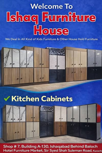 Premium Kitchen Cabinets, Wardrobes & Bed Sets – Ishaq Furniture House