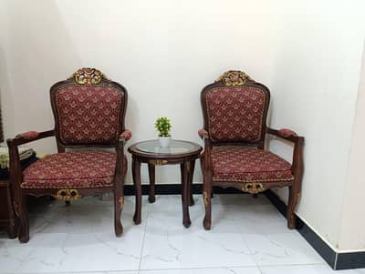 Coffee chairs with table
