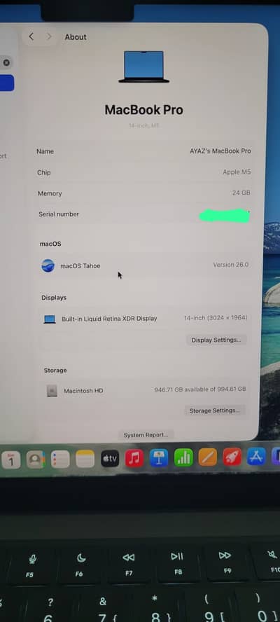 MacBook Pro M5 24GB/1TB