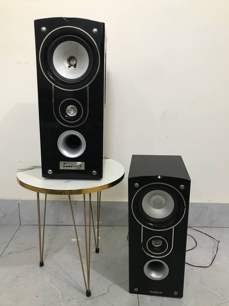 Audionic Classic-5 Multi-Function 2.0 Multimedia Tower Speakers 0