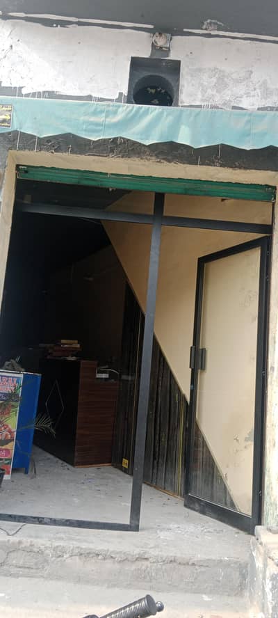 Aluminium glass door for shop