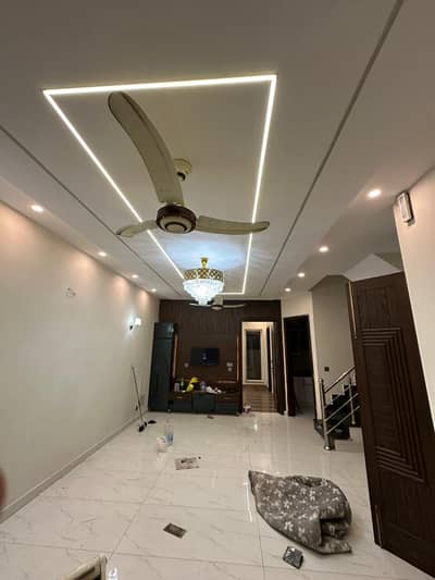 Separate Entrance, Lower Locked Stunning 10 Marla Upper Portion in DHA Phase 8 Ivy Green Featuring 3 Beds, 3 Baths, 1 Kitchen, TV Lounge, and Secure Car Parking Must See!