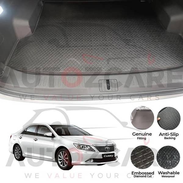 Toyota Camry China Rexine Custom-Size Trunk Mat - Model 2012-2018