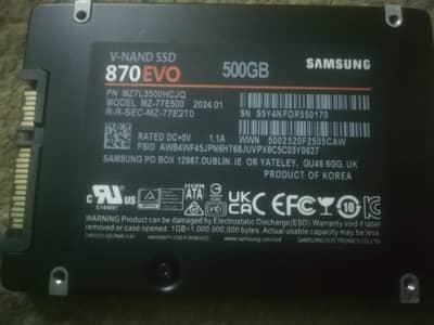 SamSung 870 EVO SSD