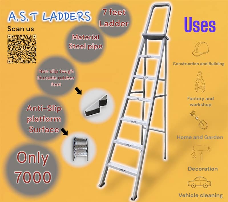 6 Step Folding Ladder 1