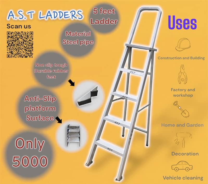 6 Step Folding Ladder 3