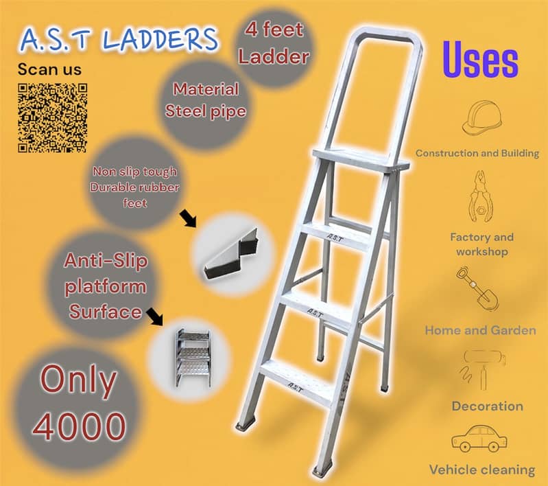 6 Step Folding Ladder 4