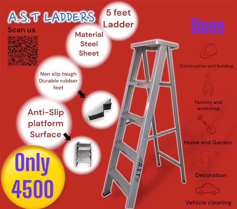 6 Step Folding Ladder 6