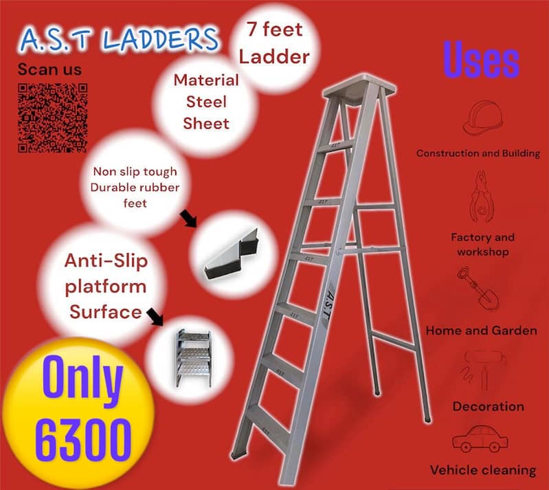 6 Step Folding Ladder 8