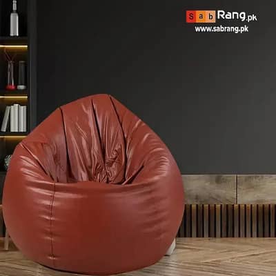 Leather bean bag /sofa cum bed bean bag/ bean bag / leather bean bag