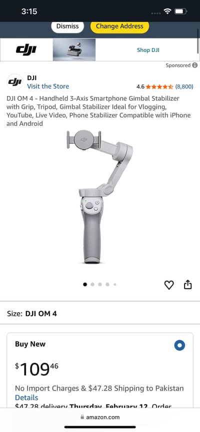 DJI OM 4 ( Gimble )