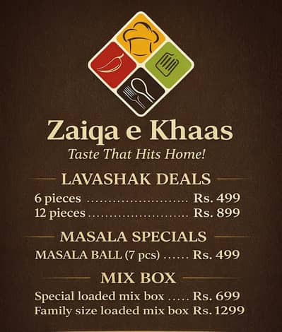 Home kitchen food service