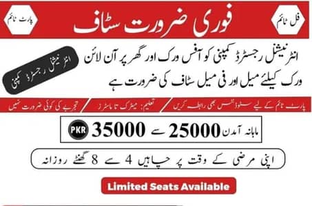 we are hiring Part-time and full-time positions are available.