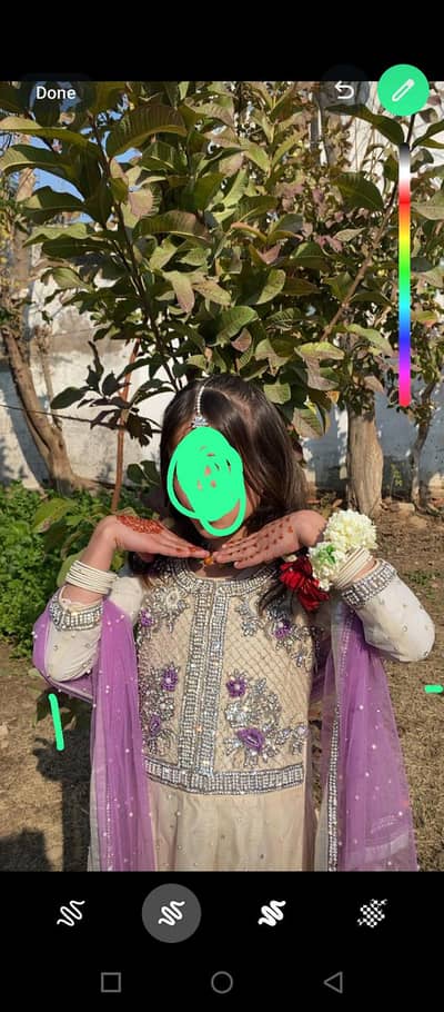 a beautiful dress for girl  6 to 7 year