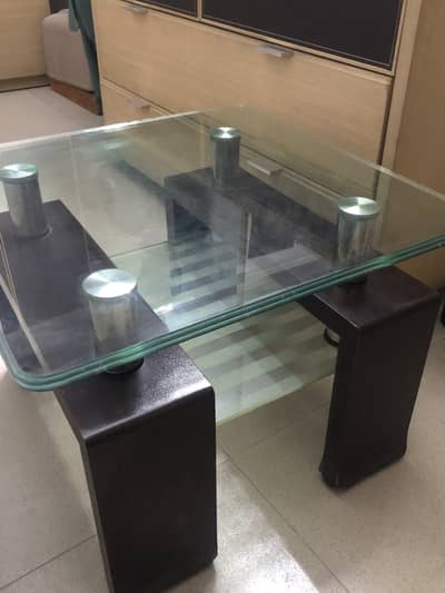 center table with 2 side tables