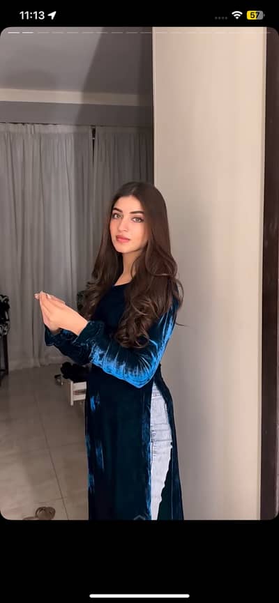 Famous teal blue velvet dress 2 piece for sale casual formal wear
