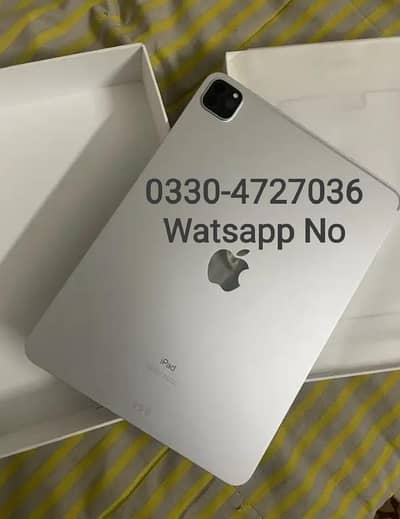 iPad Pro M1| 3rd Generation| 256GB | Full Box | Apple Pencil