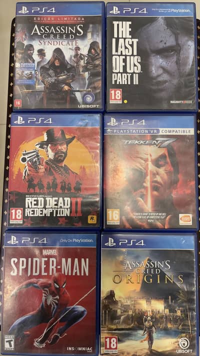 PS4 games for sale